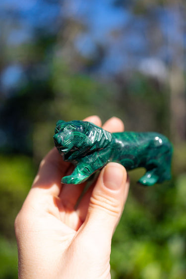 Malachite Lion